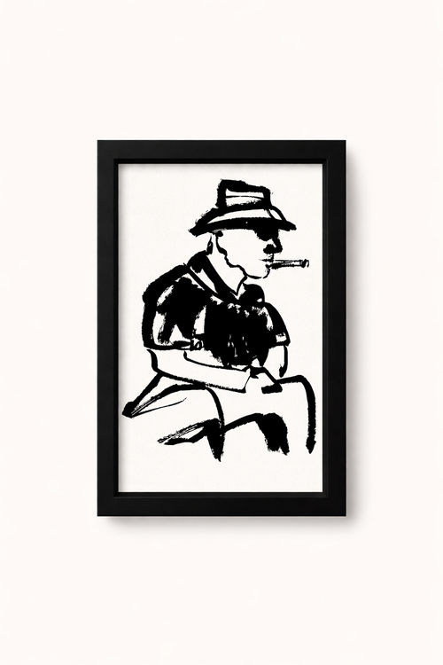 a cigar